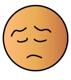 😔 emoji Дурак Telegram sticker 9 of 25