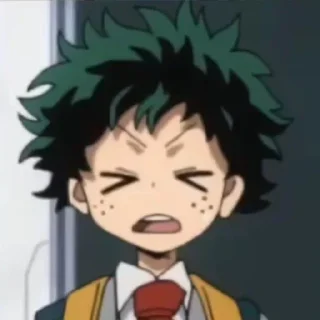 💚 emoji 💚~Изуку Мидория~💚 Telegram sticker 24 of 120