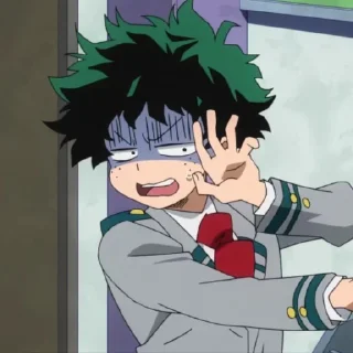 💚 emoji 💚~Изуку Мидория~💚 Telegram sticker 7 of 120