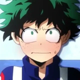 💚 emoji 💚~Изуку Мидория~💚 Telegram sticker 17 of 120