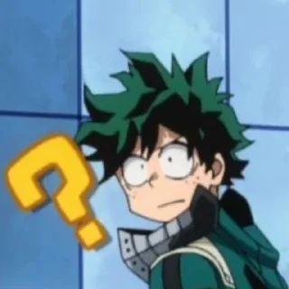 💚 emoji 💚~Изуку Мидория~💚 Telegram sticker 6 of 120
