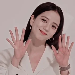 👋 emoji jisoo Telegram sticker 23 of 90