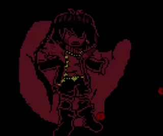 😣 emoji StoryFell Chara|            By @XT_Sans ➡️ @Ctikerubot Telegram sticker 11 of 25