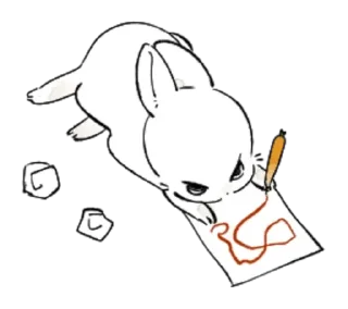 🐇 emoji ᤋᥲᥔκᥲ ➜ @wexsavi ` 🐇 Telegram sticker 20 of 40