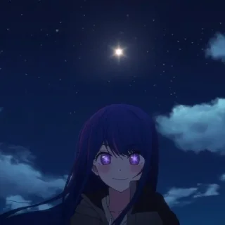 🌟 emoji ᴀɪ ʜᴏsʜɪɴᴏ🌌 @OshiNoKo_wc Telegram sticker 15 of 120