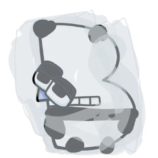 Sticker from алфавит лор еда