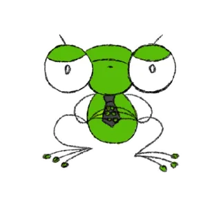 😞 emoji Hydrogen Frog -> @HydrogenFrog Telegram sticker 21 of 39