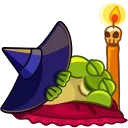 😴 emoji Frog Witch Telegram sticker 7 of 15