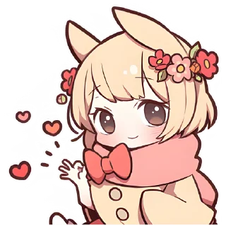 Sticker from Сладкий зайчик 3 @Nyasticks