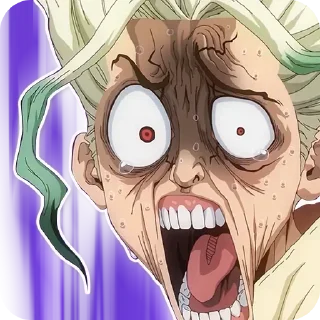 😧 emoji БОЛЬШЕ ⇨ @CLOOBHUB АНИМЕ СТИКЕРЫ ДЖОДЖО МГА КРД ТГ Telegram sticker 12 of 50