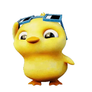 👀 emoji Chick @stickerstgrm Telegram sticker 20 of 40