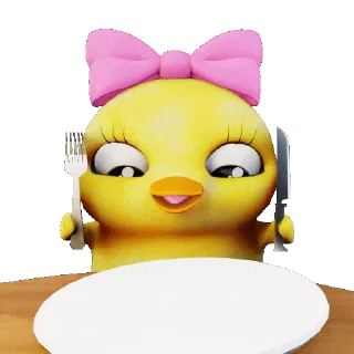 🥄 emoji Chick @stickerstgrm Telegram sticker 19 of 40