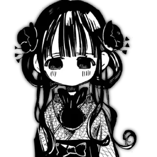 😕 emoji Aoi Akane by @kawaii_potat0 Telegram sticker 14 of 113