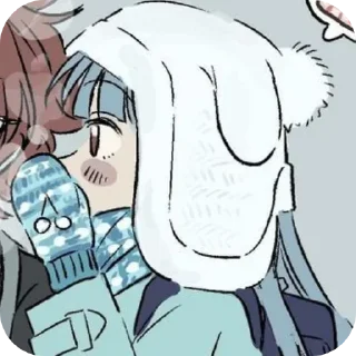 👄 emoji Natsu!!  (>⩊<) @Yushi_fucking_niko Telegram sticker 7 of 120