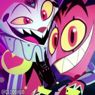 😍 emoji @CLOOBHUB ⌥ HELLUVA BOSS АДСКИЙ БОСС СТИКЕРЫ ТГ Telegram sticker 23 of 25