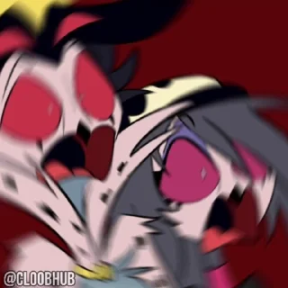 😈 emoji @CLOOBHUB ⌥ HELLUVA BOSS АДСКИЙ БОСС СТИКЕРЫ ТГ Telegram sticker 9 of 25