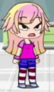 😒 emoji Всратые гача стикеры😇🎀 Telegram sticker 5 of 39