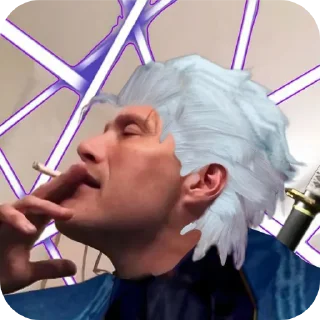 ☔ emoji DMC AN_Dark Vergil Telegram sticker 8 of 94