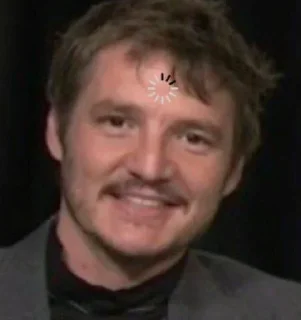 ⏸ emoji Pedro Pascal Telegram sticker 11 of 62