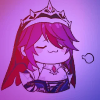😄 emoji Rosaria : t.me/GenshStik ; @NonAmE0115171 Telegram sticker 23 of 40