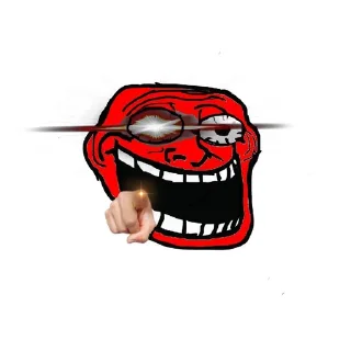 😏 emoji Troll Face ➡️ @Ctikerubot Telegram sticker 17 of 44