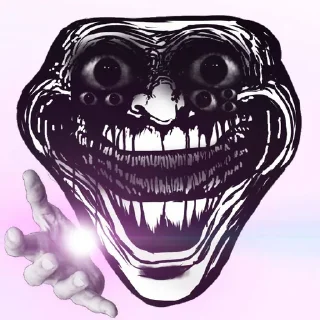 😘 emoji Troll Face ➡️ @Ctikerubot Telegram sticker 19 of 44
