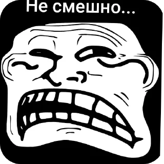 Sticker from Troll face