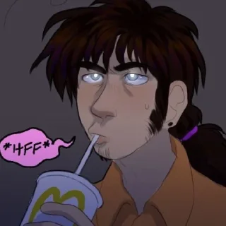 🍆 emoji Vincent Afton Telegram sticker 23 of 34