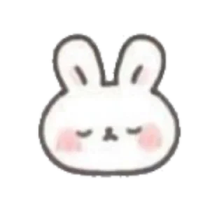 🐇 emoji ꒰ ܸ◞ ◟ܸ꒱ ; @qwebsiy Telegram sticker 7 of 40