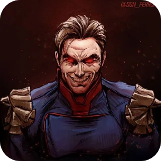 🎒 emoji Homelander Telegram sticker 7 of 13
