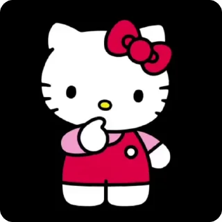 Sticker from Hello kitty