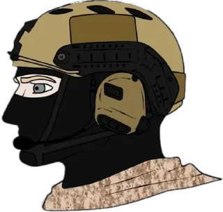 ☀️ emoji Military Wojak Telegram sticker 5 of 120