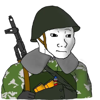 🪖 emoji MilitaryWojaks Telegram sticker 19 of 120
