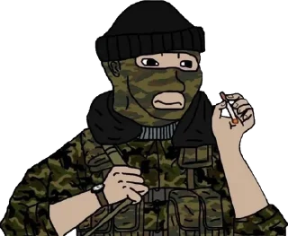 🇷🇺 emoji Military Wojak Telegram sticker 19 of 120