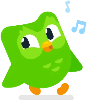 😗 emoji Duolingo Telegram sticker 17 of 83