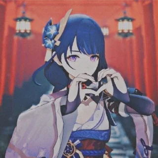 ❤ emoji райден Telegram sticker 16 of 40