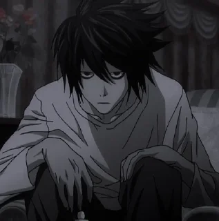 😶 emoji Death Note Telegram sticker 21 of 69