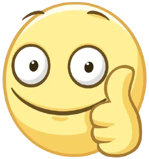 👍 emoji глубіна ануса пятеркі Telegram sticker 18 of 91