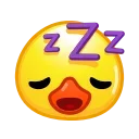 😴 emoji DUCK EMOJI 2 Telegram sticker 13 of 50