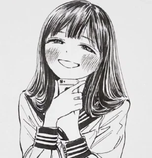 🥰 emoji ‹‹ школьная форма Акэби !! (∩˃o˂∩)♡ Telegram sticker 12 of 29