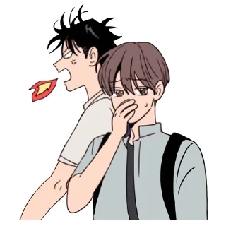 Sticker from Nam-ui BL manhwa