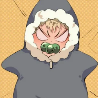 😡 emoji Яой Telegram sticker 7 of 8