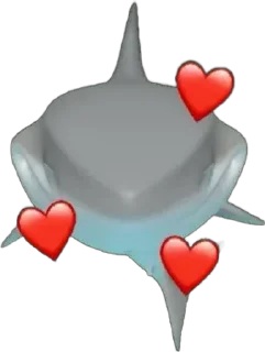 Sticker from shark emoji