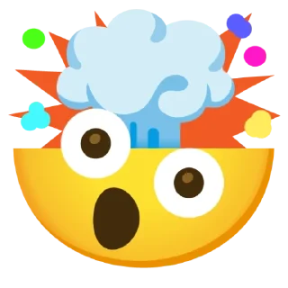🤯 emoji Emoji 🤣 Telegram sticker 19 of 49