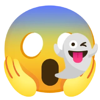 😱 emoji Emoji 🤣 Telegram sticker 11 of 49