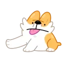 💩 emoji Corgi Life Telegram sticker 24 of 33