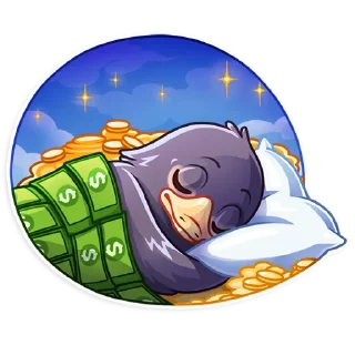 😴 emoji Niffler Telegram sticker 14 of 25