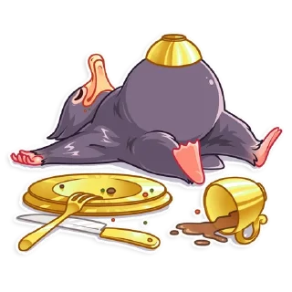 🤤 emoji Niffler Telegram sticker 23 of 25