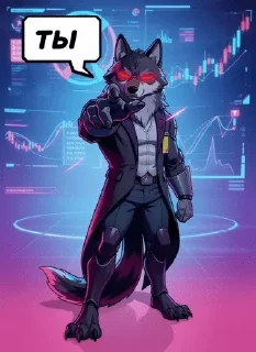 Sticker from Волк