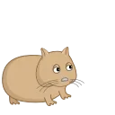 Sticker from 12 татуировок хомяка